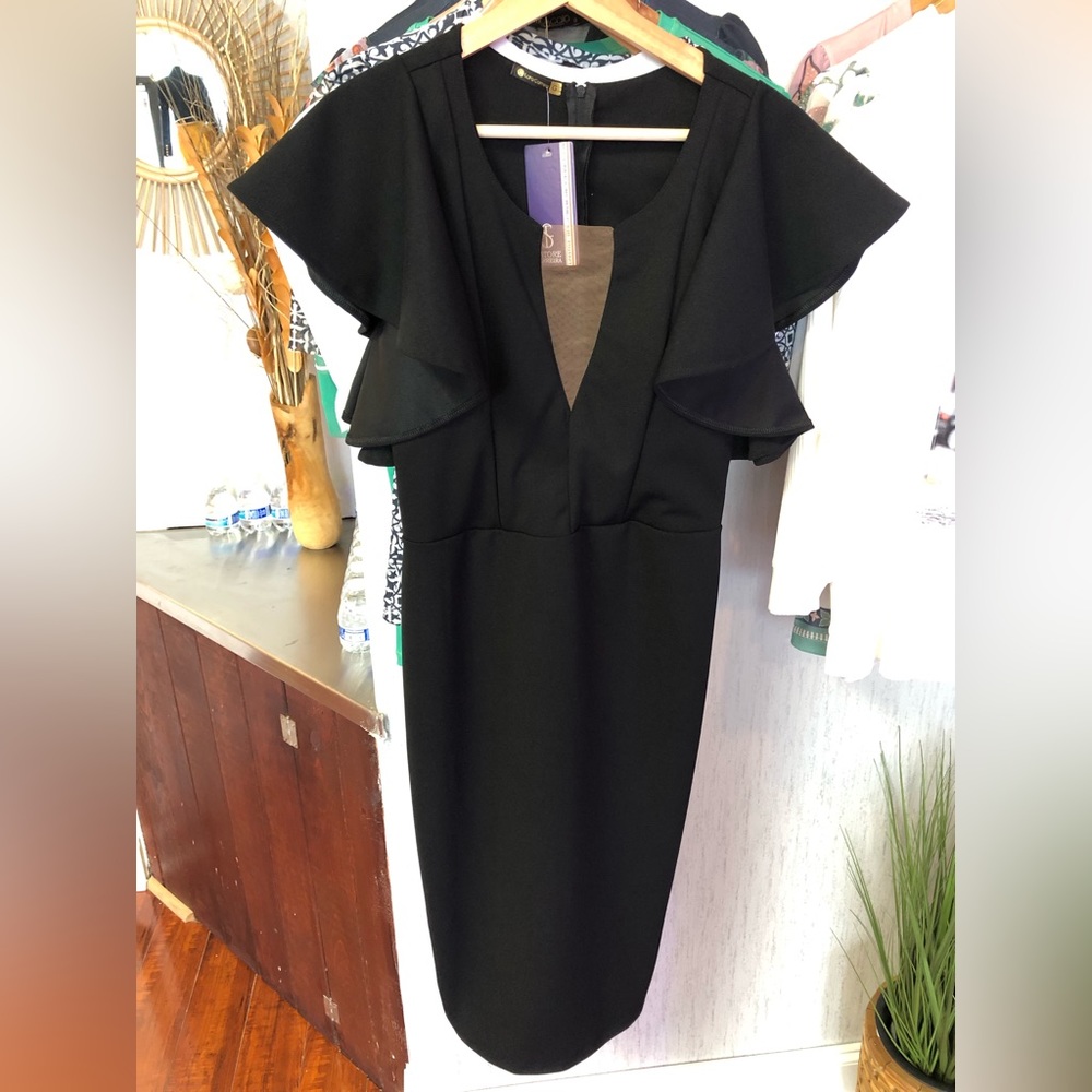 Black dress.